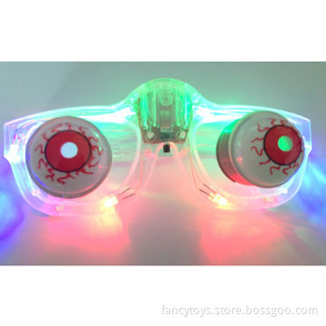 Flashing Glasses with Eyeball